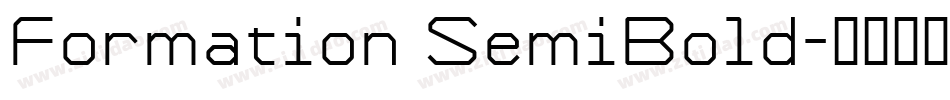 Formation SemiBold字体转换